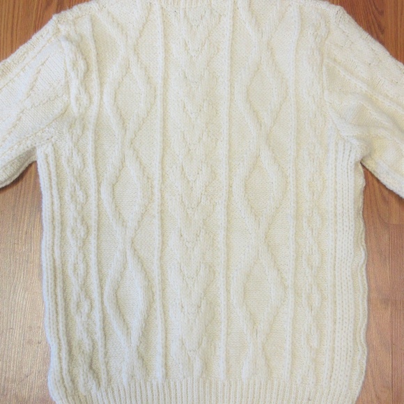 VTG 1970's KINGS ROAD MENS ACRYLIC FISHERMAN - Picture 4 of 4